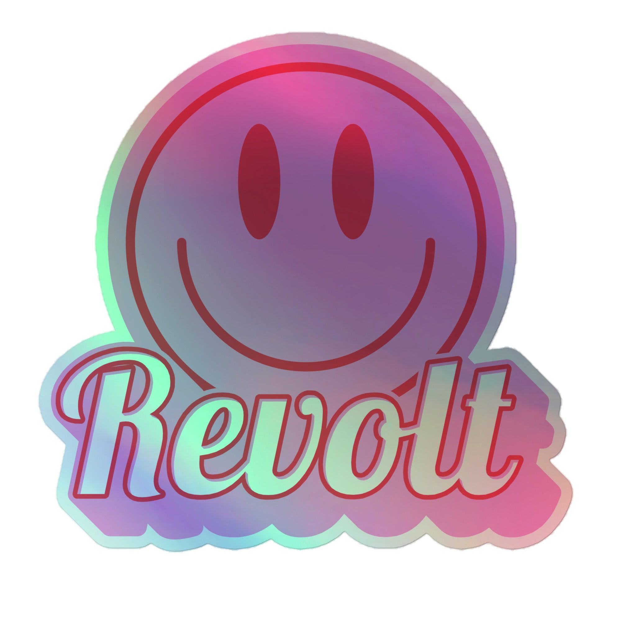 Revolt Holographic Sticker